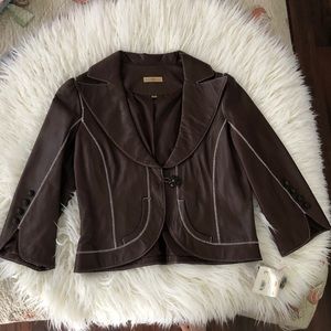 Wilsons Leather jacket, brown , Medim